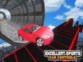 Гульня Немагчымы трук Mega Car Ramp  онлайн