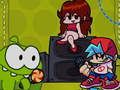 Гульня У пятніцу вечар Фанкін супраць Ом Нома з Cut The Rope онлайн Гульня У пятніцу вечар Фанкін супраць Ом Нома з Cut The Rope онлайн