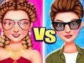 Гульня Уплывовыя Girly Vs Tomboy  онлайн