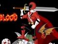 Гульня Power Rangers Самурай Хэлоўін Кроў  онлайн