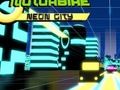 Гульня Матацыкл Neon City  онлайн