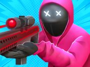 Гульня Squid снайпер: выжыванне 3D онлайн
