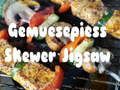 Гульня Пазл Gemuesepiess Skewer Jigsaw  онлайн