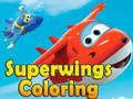 Гульня Размалёўка Superwings  онлайн