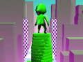Гульня Укладвайце колеры вежы, 3d-Tower run cube surfer  онлайн