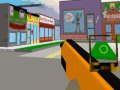 Гульня Zombie Blocky Land 2022 онлайн