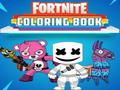 Гульня Кніжка-размалёўка Fortnite  онлайн