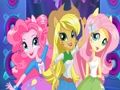 Гульня My Little Pony Girls Equestria апранаюцца  онлайн