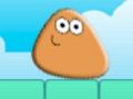 Гульня Pou Runner онлайн