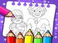 Гульня Кніжка-размалёўка Цудоўная божая кароўка  онлайн