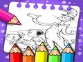 Гульня Кніжка-размалёўка кот у капелюшы  онлайн