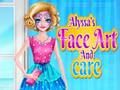Гульня Alyssa`s Face Art і догляд  онлайн