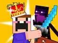 Гульня Noob супраць Pro Castle Defense онлайн Гульня Noob супраць Pro Castle Defense онлайн