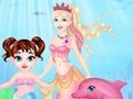 Гульня Бэбі Тэйлар. Выратуй каралеўства русалак  онлайн