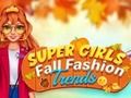 Гульня Восеньскія тэндэнцыі моды Super Girls  онлайн