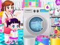 Гульня Дзіцячая пральня  онлайн