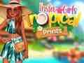 Гульня Трапічныя прынты Insta Girls  онлайн
