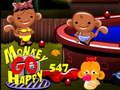 Гульня Monkey Go Happy, 547 ўзровень  онлайн