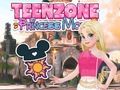 Гульня Рэжым прынцэсы Teenzone  онлайн