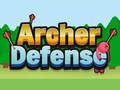 Гульня Archer Defense Advanced онлайн