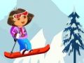 Гульня Скачок на лыжах Дора онлайн Гульня Скачок на лыжах Дора онлайн