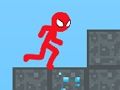 Гульня Blockworld Stickman Parkour 2 онлайн