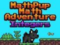 Гульня Mathpup Math Adventure Integers онлайн