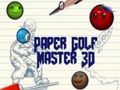 Гульня Папяровы гольф-майстар 3D  онлайн