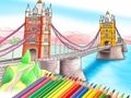 Гульня Кніжка-размалёўка: Лонданскі мост  онлайн