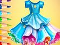 Гульня Кніжка-размалёўка: сукенка  онлайн