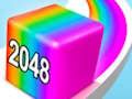 Гульня Запуск Geometry Stack 2048  онлайн