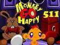 Гульня Monkey Go Happy, этап 511  онлайн