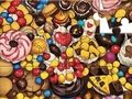 Гульня Пазл: шакаладныя цукеркі  онлайн