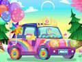 Гульня Дэкор Rainbow Car  онлайн