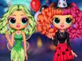 Гульня Унікальныя касцюмы BFF на Хэлоўін  онлайн
