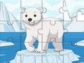 Гульня Пазл: Белы мядзведзь  онлайн