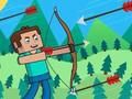 Гульня Атака монстра Noob Archer  онлайн