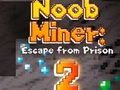 Гульня Noob Miner 2: Уцёкі з турмы  онлайн