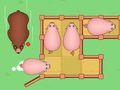 Гульня Галаваломка-слайд: перамяшчэнне парася  онлайн