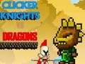 Гульня Clicker Knights супраць драконаў  онлайн