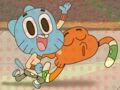Гульня Дзіўны свет Gumball Go Long!  онлайн