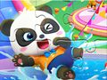 Гульня Галаваломка: Аквапарк Baby Panda  онлайн