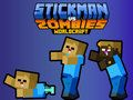 Гульня Стикмен супраць зомбі WorldCraft  онлайн