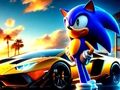 Гульня Sonic Run для Lamborghini  онлайн