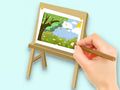 Гульня Кніжка-размалёўка: Paysage Drawing Board  онлайн