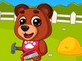 Гульня Дзеці будуюць дом  онлайн