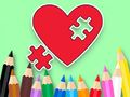 Гульня Кніжка-размалёўка: BTS Heart Jigsaw  онлайн