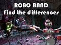 Гульня Robot Band - Знайдзі адрозненні  онлайн