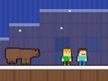 Гульня Школа жывёл PixelCraft  онлайн