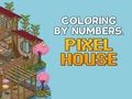 Гульня Размалёўка па нумарах: Pixel House  онлайн